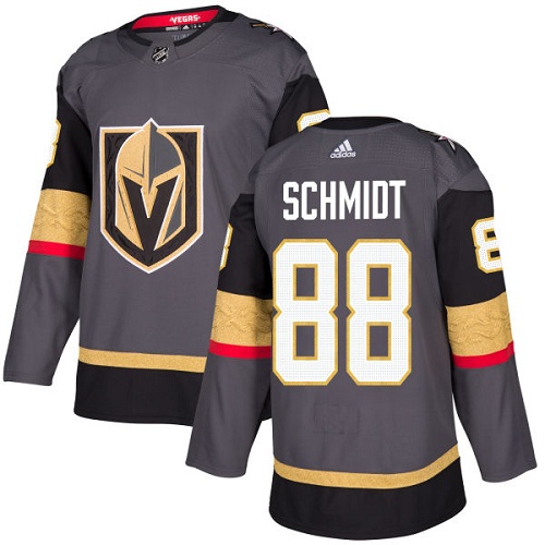 Kinder Vegas Golden Knights Eishockey Trikot Nate Schmidt #88 Authentic Grau Heim